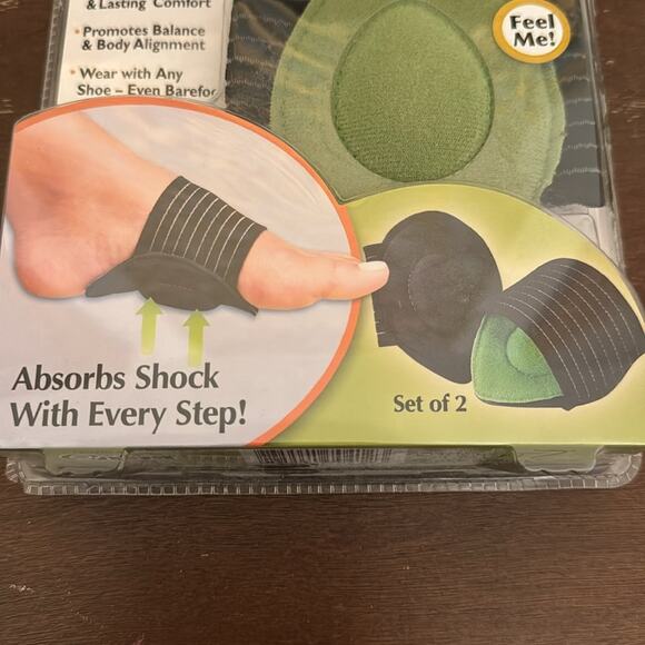 As Seen on TV | Strutz Cushioned Arch Supports - Green NIB - Picture 7 of 7